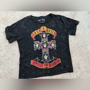 Guns N' Roses Black Graphic Women's Tee